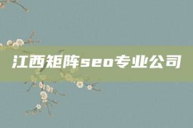 江西矩阵seo专业公司