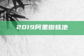 2019阿里蜘蛛池