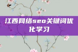 江西网络seo关键词优化学习