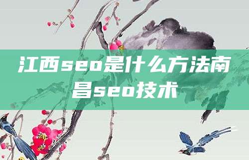 江西seo是什么方法南昌seo技术