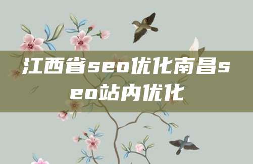 江西省seo优化南昌seo站内优化