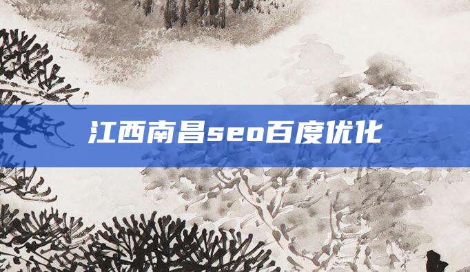 江西南昌seo百度优化