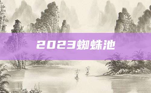 2023蜘蛛池