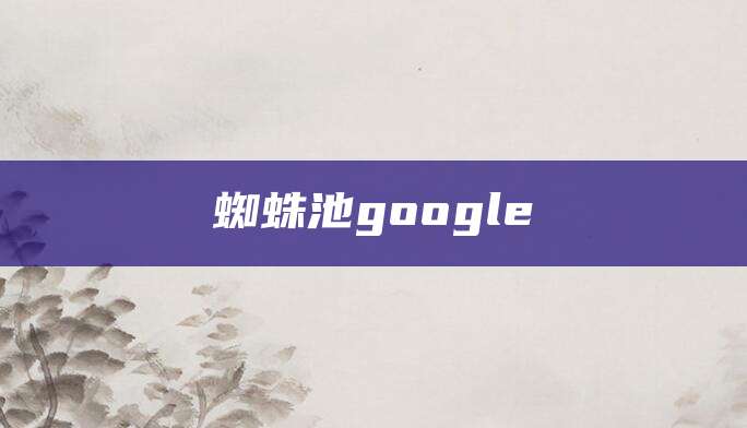 蜘蛛池google