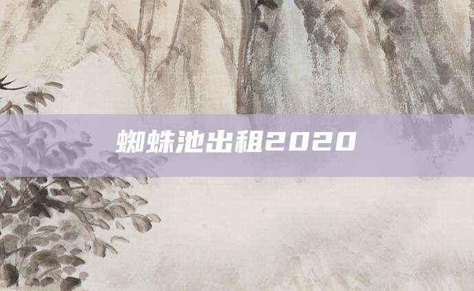 蜘蛛池出租2020