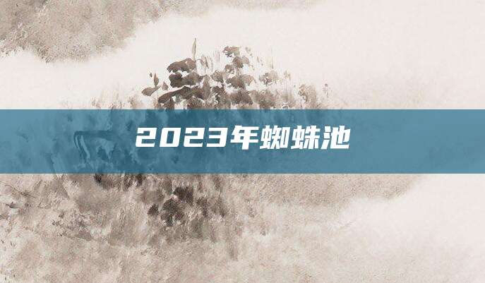 2023年蜘蛛池