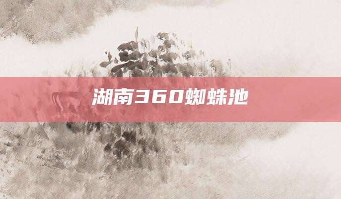 湖南360蜘蛛池