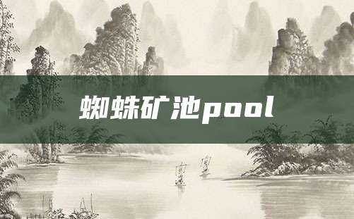 蜘蛛矿池pool