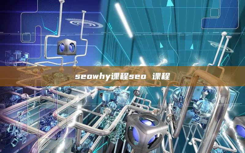 seowhy课程seo 课程